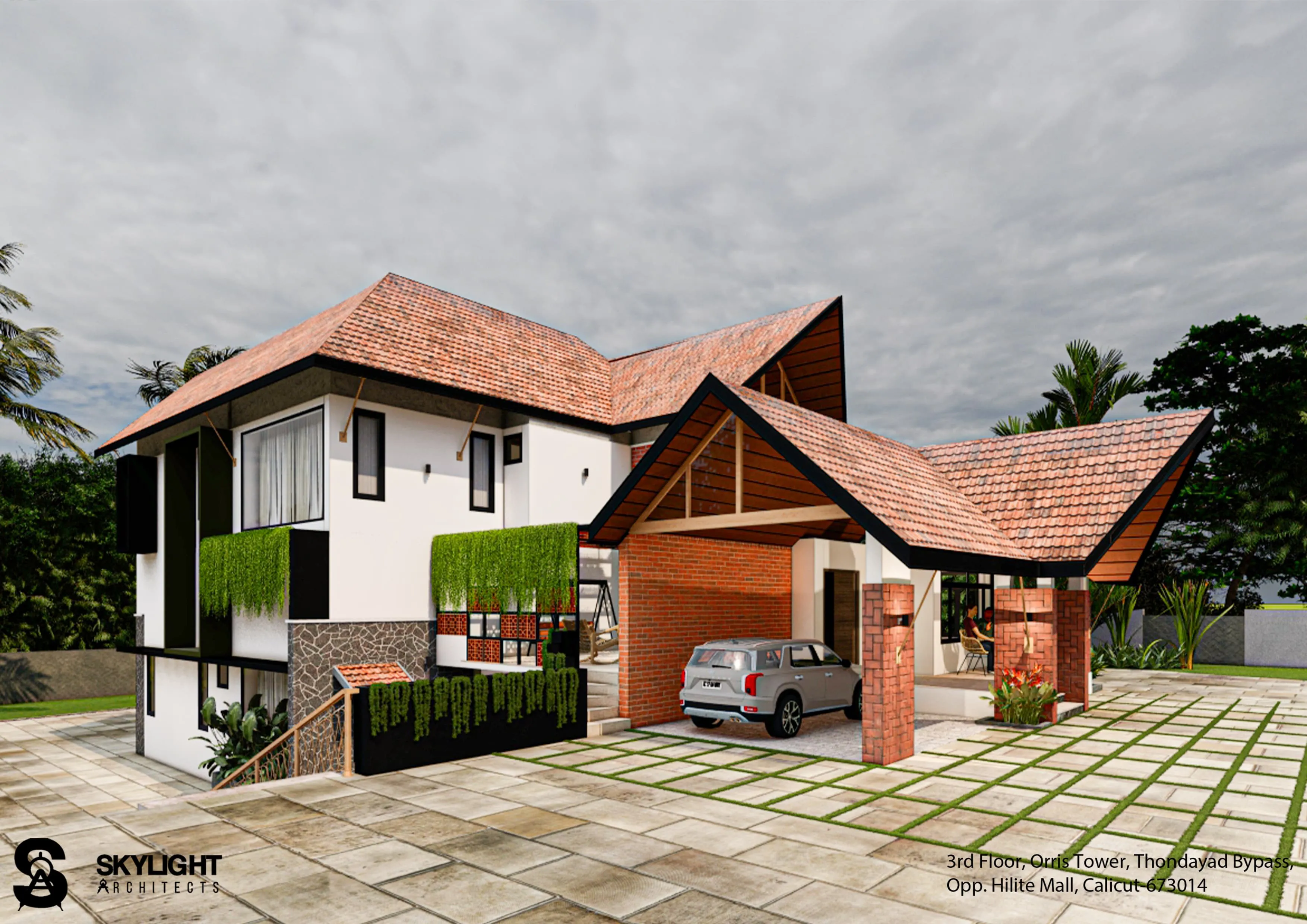 Terraced Masonry Retreat